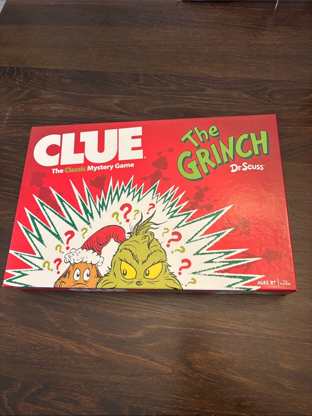 Dr. Seuss The Grinch CLUE Board Game - New